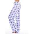 thumbnail image 2 of Posijego Womens Plaid Pajama Pants Plus Size Lounge Pants Ladies Drawstring Elastic Waist Pj Sleepwear Pants, 2 of 4
