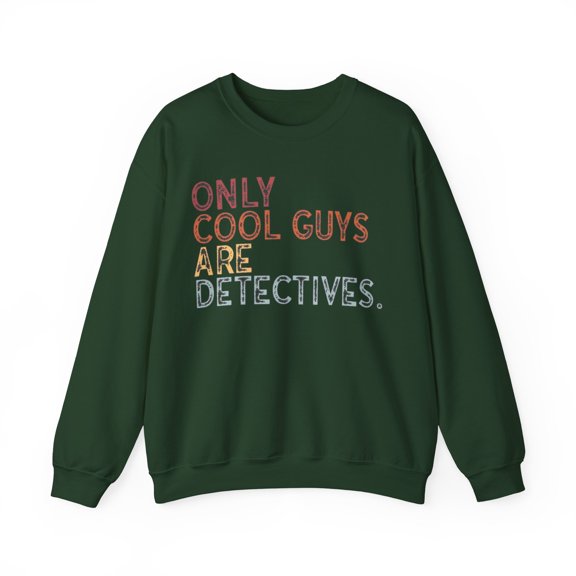 Detective Sweatshirt Gifts Crew Neck Shirt Long Sleeve Unisex