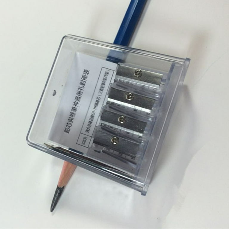 HeroNeo Multifunctional 4 Holes Charcoal Pencil Sharpener Long