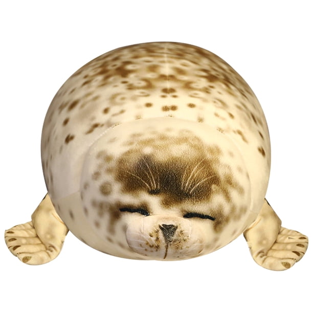 Muñeco de peluche con forma de león marino, decoración para habitación de juguetes, almohada, muñeco de león marino de felpa