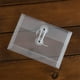 thumbnail image 3 of Bolsa de plástico transparente A6 con cierre de botón y cordón | Carpeta de archivo con alambre 3D | Organizador de documentos transparente para oficina, escuela, recibos, facturas y cuadernos, 3 of 4