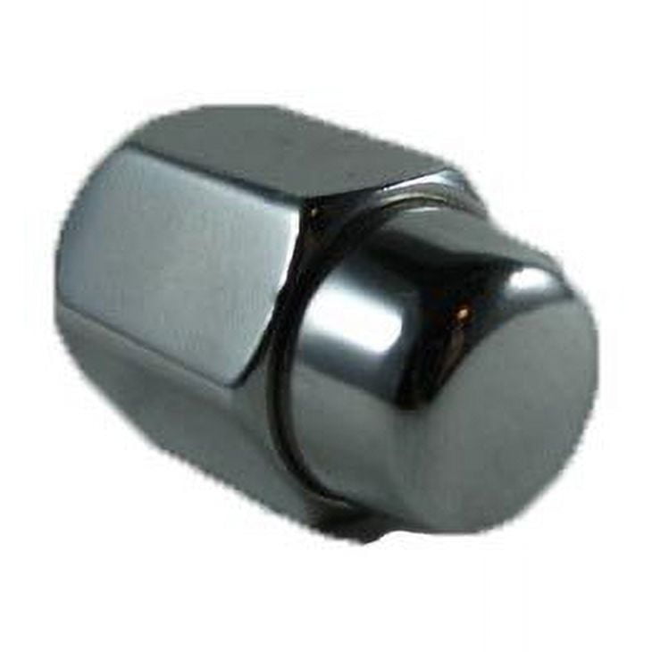 EZAccessory 20 Chrome Acorn Lug Nuts 1/2" Left Hand Thread Size 13/16" Hex