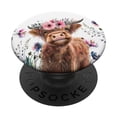 thumbnail image 1 of Adhesivo PopSockets PopGrip, diseño bohemio, floral, de las Highlands, 1 of 6