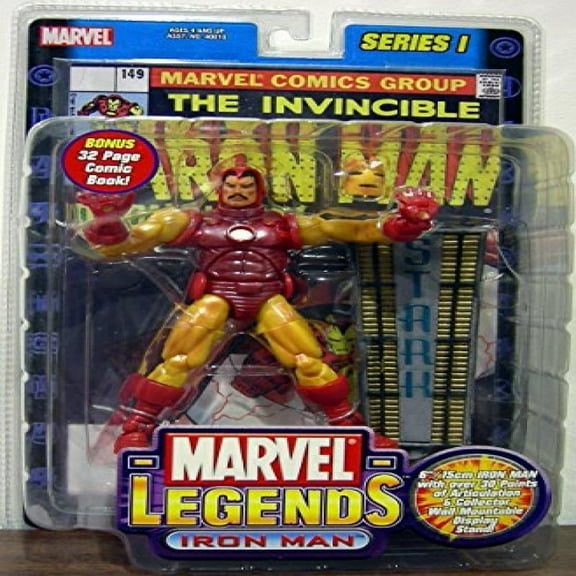 Marvel Legends Series 1 Iron Man Action Figure Toy Biz 2002 No. 40012 NRFP