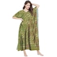 thumbnail image 2 of eloria Floral Printed Women's Oversized Maxi Kimono Kaftan Caftan Summer Beach Dress, 2 of 5