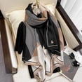 thumbnail image 4 of 2024 Spring New Cotton Pashmina Shawl Lady Wrap Warm Winter Scarves Design Print Female Foulard Beach Stoles Scarf, 4 of 4
