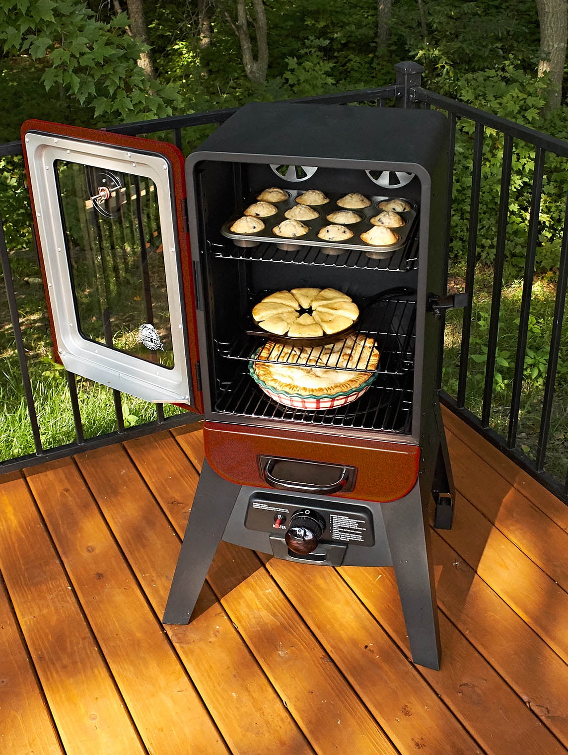 Pit Boss 2-Series Propane Vertical Smoker, Red Ireland Ubuy