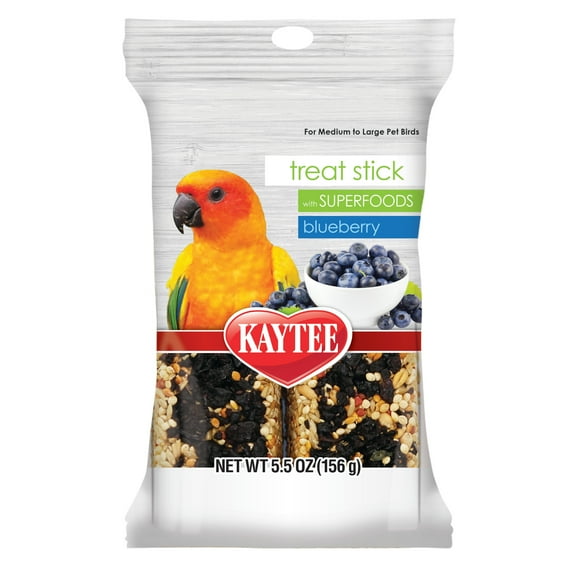 Kaytee Avian Superfood Treat Stick, Blueberry, 5.5 ounces