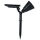 thumbnail image 3 of Lámpara solar LED IP65 Luz de césped impermeable Jardín al aire libre Patio Decoración de paisaje Negro, 3 of 10