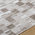 thumbnail image 5 of Mark&Day Area Rugs, 8x10 Antwoin Modern Dark Brown Area Rug, Brown Silver Carpet for Living Room, Bedroom or Kitchen (7'10" x 10'2"), 5 of 6
