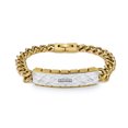 thumbnail image 1 of Pulsera de acero inoxidable para hombre de 21 cm con textura martillada, 1 of 3