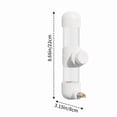 thumbnail image 7 of No Mess Bird Water Dispenser, Automatic Parrot Water Feeder with Spring Valve, Clear Cage Water Drinker, 7 of 7