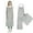 Gray, variant on MIKI WELL Long Beige Pottery Apron With Split Leg Design for Easy Mobility DIY Ceramic Sculpture Workwear Anti Fouling Adult Painting Apron