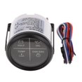 thumbnail image 1 of Medidor de alarma de 2 '4 LED 800-00256 OIL TEMP para Boat Marine Zulema Negro, 1 of 8