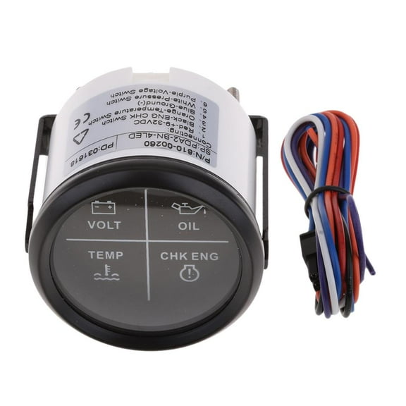 2 inch 52mm 4 LED 00-00256 PDA2--4 Boat Marine -