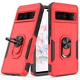 thumbnail image 1 of [PST] Google Pixel 7 Pro Case, Heavy Duty Magnetic Hard Armor Kickstand Case with Ring Holder, 1 of 3