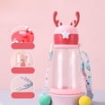 thumbnail image 4 of Kawaii Water Bottle Cute Water Bottles for Girls, Kawaii Water Bottle with Straw, Portable Leakproof BPA-Free Drinking Bottle for School Outdoor Sports Travel, 4 of 6
