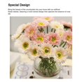 thumbnail image 3 of Ounissouiy 12 piezas de flores artificiales ramo falso hogar jardín boda crisantemo interior para autoensamblaje fiesta rosa roja Type2 NO2, 3 of 6