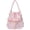 Pink, variant on Hfppkn Polka Dot Drawstring Ita Handbag Clear Display Shoulder Bag for Daily Commute 35x14x36cm White