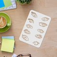 thumbnail image 3 of Eyes Drawing Painting Stencils Templates 11.6x8.3 inch Plastic Stencils Decoration Rectangle Reusable Stencils for Painting on Wood Floor Wall and Fabric, 3 of 9