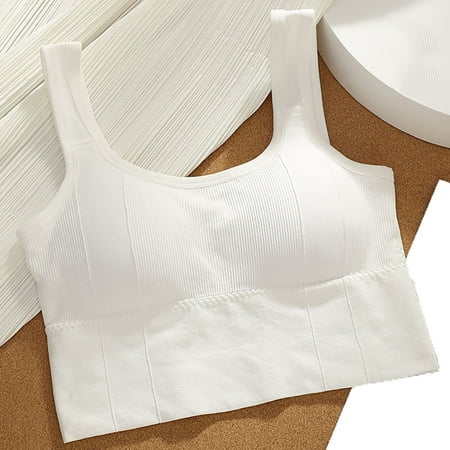 

Aueoeo Sports Bra High Impact Strappy Sports Bra Women s Bra Wire Free Underwear Onepiece Bra Everyday Underwear Wrap Chest Without Steel Ring Bras Clearance