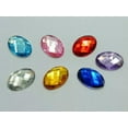 thumbnail image 4 of U8MO 500 Flatback Acrylic Rhinestone Faceted Oval Gem Beads 13X18mm No Hole Wholesale-Purple, 4 of 9