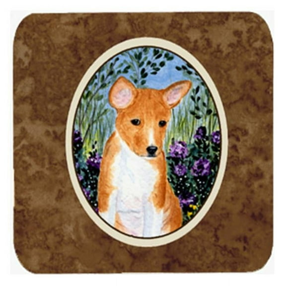 Basenji Foam Coasters - Set 4