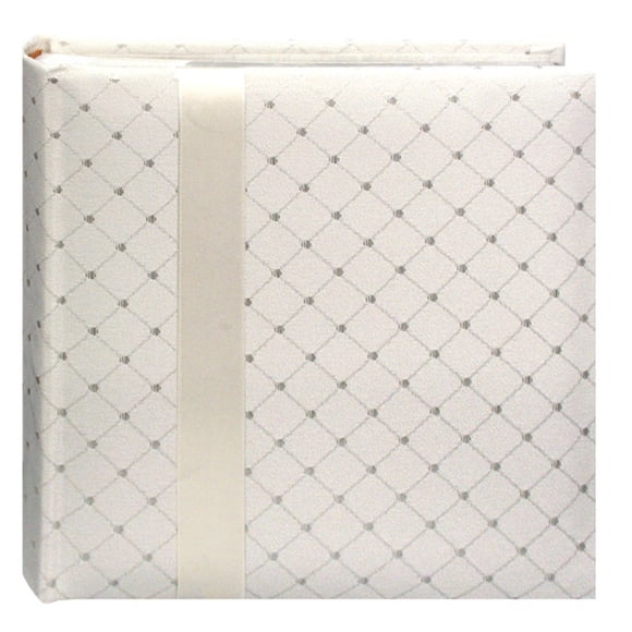 (1) - Pioneer DA200FDR Album Photo de Mariage Ruban en Tissu, Contient 200 Photos 10cm x 15cm, 2 par Page Couleur Peut Varier