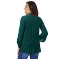 thumbnail image 2 of Woman Within Plus Size Open Front Pointelle Cardigan Sweater, 2 of 6