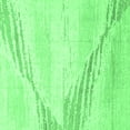 thumbnail image 1 of Ahgly Company Indoor Square Abstract Emerald Green Modern Area Rugs, 4' Square, 1 of 4