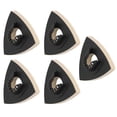 thumbnail image 4 of Oscillating Buffing Pad, Multifunctional Fine Processing Easy Installation 5PCS Felt Polishing Pad Triangular Shape  for Metal Ceramic Tile Surfaces, 4 of 7