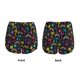 thumbnail image 3 of Balery Colorful Palms Pantalones cortos deportivos para mujer con forro y dos bolsillos, elásticos, para entrenamiento, gimnasio, yoga-XX-Large, 3 of 7