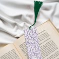 thumbnail image 6 of Kdxio Lavender Flowers Print Metal Tassel Bookmarks,Perfect Gift for Art Lovers and Bookworms Metal Bookmarks for Women, 6 of 8