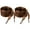 Two-color brown leopard pattern, variant on Leopards Prints Shoelaces for Adults Kids 140cm Long Organza Shoe Lace