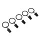 thumbnail image 4 of Anillos para colgar barras de cortina ganchos para anillos de cortina fáciles de instalar 44 piezas para el hogar ANGGREK Otros, 4 of 8