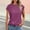 Purple, variant on ITSAME T-Shirts for Womens, Solid Color Short Sleeve Round Neck Basic Pullover Casual Tees Beige 2XL