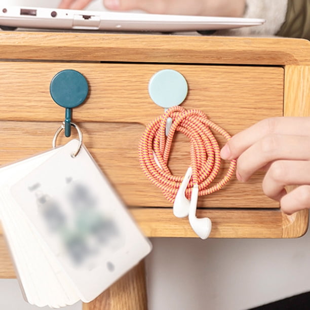 Ganchos adhesivos Ficarrico para pared de cocina, paquetes de 20