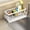 03_White【Dish Rack x1】, variant on Kitchen Sink Sponge Stand Rack, Plastic Drainage Organizer, Compact Countertop Storage for Sponges and Scrubbers, Gray, by Zovey