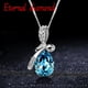 thumbnail image 2 of Chapado Collar de Colores de Agua de Cristal Colgante Gota Detalle Varios Collares Colgantes, 2 of 2