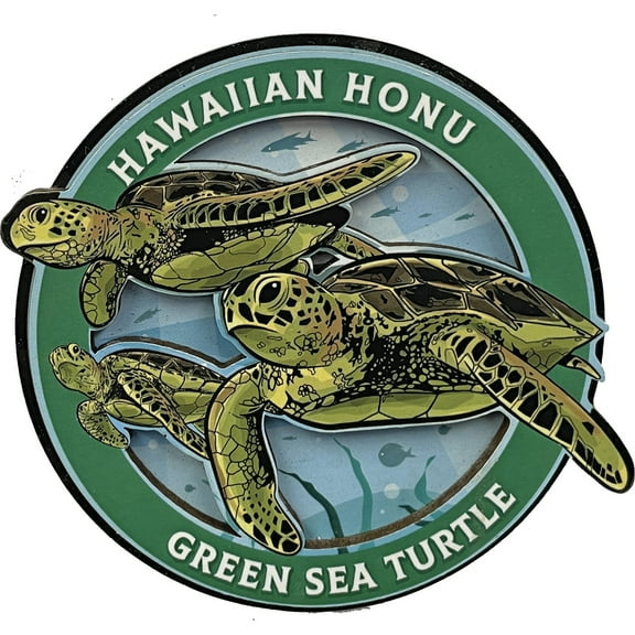 Souvenir Magnet 3d Magnet Medium Honu