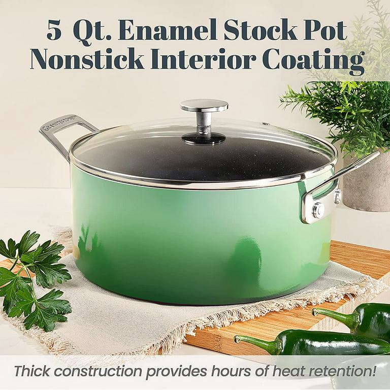 Granitestone 5-Quart Nonstick Stock Pot 