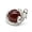 Red Agate, variant on HOOUN Natural Gemstone Dragon Ball Round Reiki Chakra Healing Pendant Necklaces Beads-Red Agate