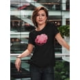 thumbnail image 2 of Pink Carnation Blossom T-Shirt Women -Image by Shutterstock, Female Small, 2 of 4