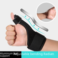 thumbnail image 5 of Manga protectora para el pulgar, protección deportiva para la articulación de los dedos, protección para la muñeca, soporte de placa de acero, protección antiesguince, protección ajustable para la, 5 of 5