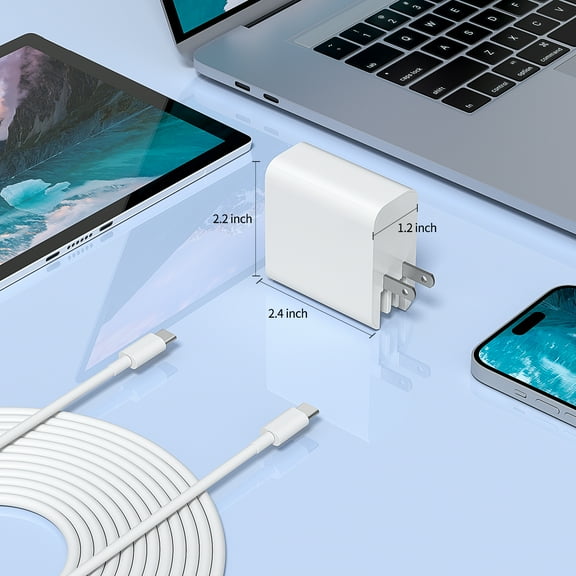 PGENDAR 45W USB Type-C AC Adapter Charger For Google Pixelbook Go GA00519-US Chromebook