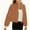 Brown, variant on Coats for Women Long Sleeve Zipper Solid Color Casual Jacket Cardigan Coat,Womens Coats Plus Size Black XXXL