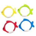 thumbnail image 2 of ZLight Diving Toys Colorful Fish Ring Fun Activities Underwater Swimming Games Pool Dive Rings For Kids Beach Swim Toys, 2 of 6