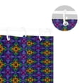 thumbnail image 5 of Yayeee Shower Curtain with Hooks 72"x72" Waterproof Fabric Bathroom Hanging Decor, Purple Stained Glass Pattern, 5 of 5