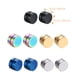 thumbnail image 2 of 5 pares Pendientes falsos de acero de acero inoxidable Pendientes de pernos magnéticos Pendientes no perforados, 2 of 7