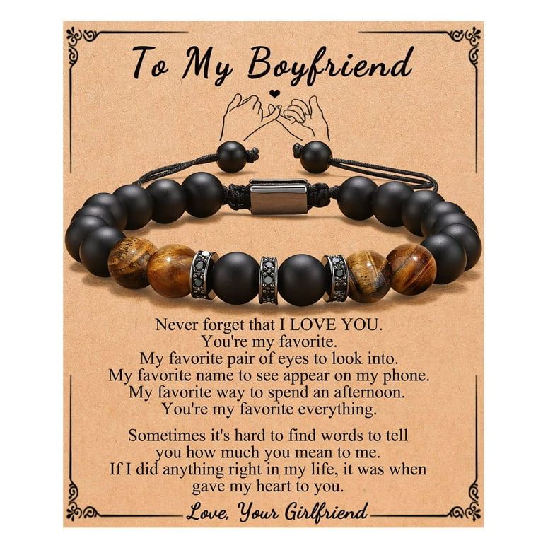 Handmade bracelet clearance for boyfriend